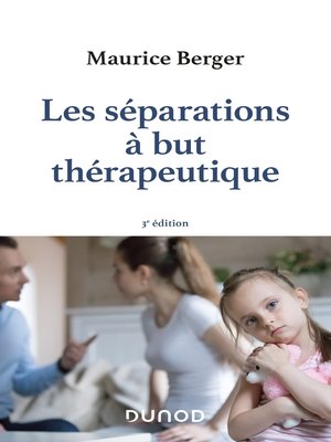 cover image of Les séparations à but thérapeutique--3e éd.